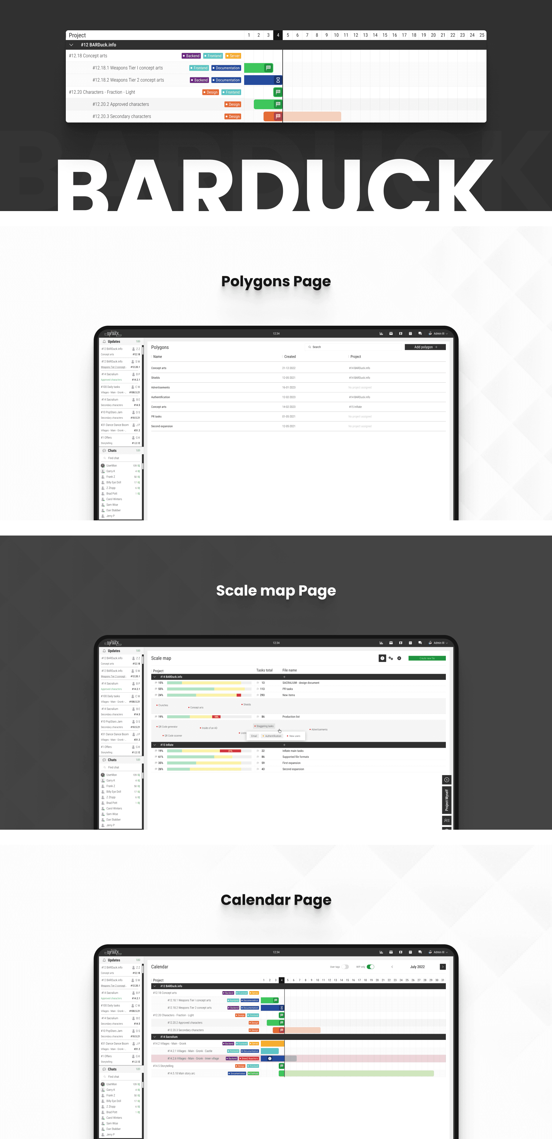 Barduck task manager