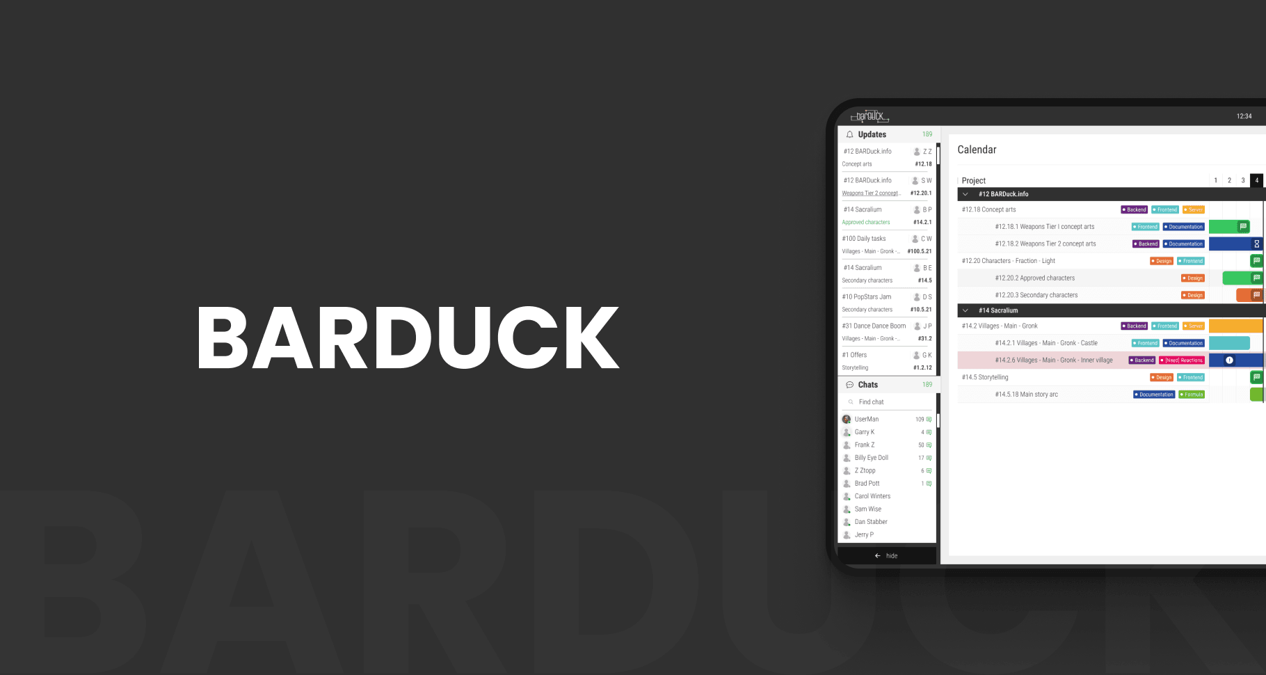 Barduck task manager