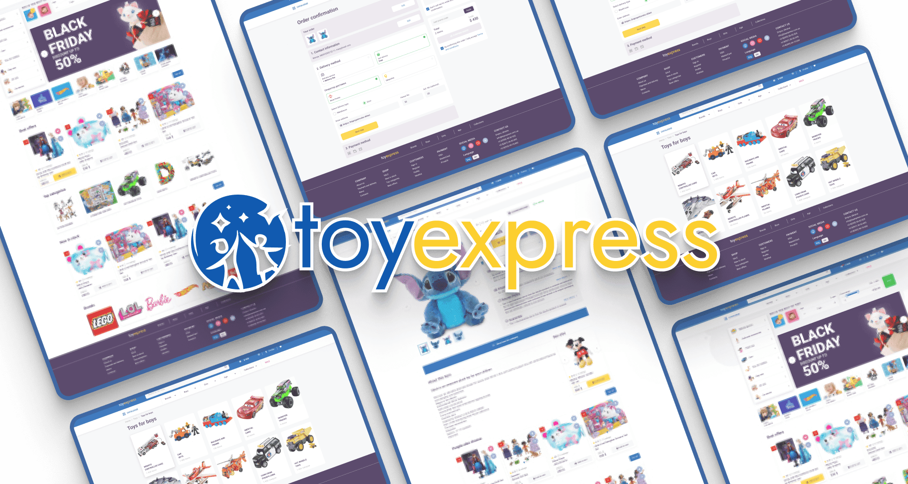 Toyexpress Website for E-commerce 