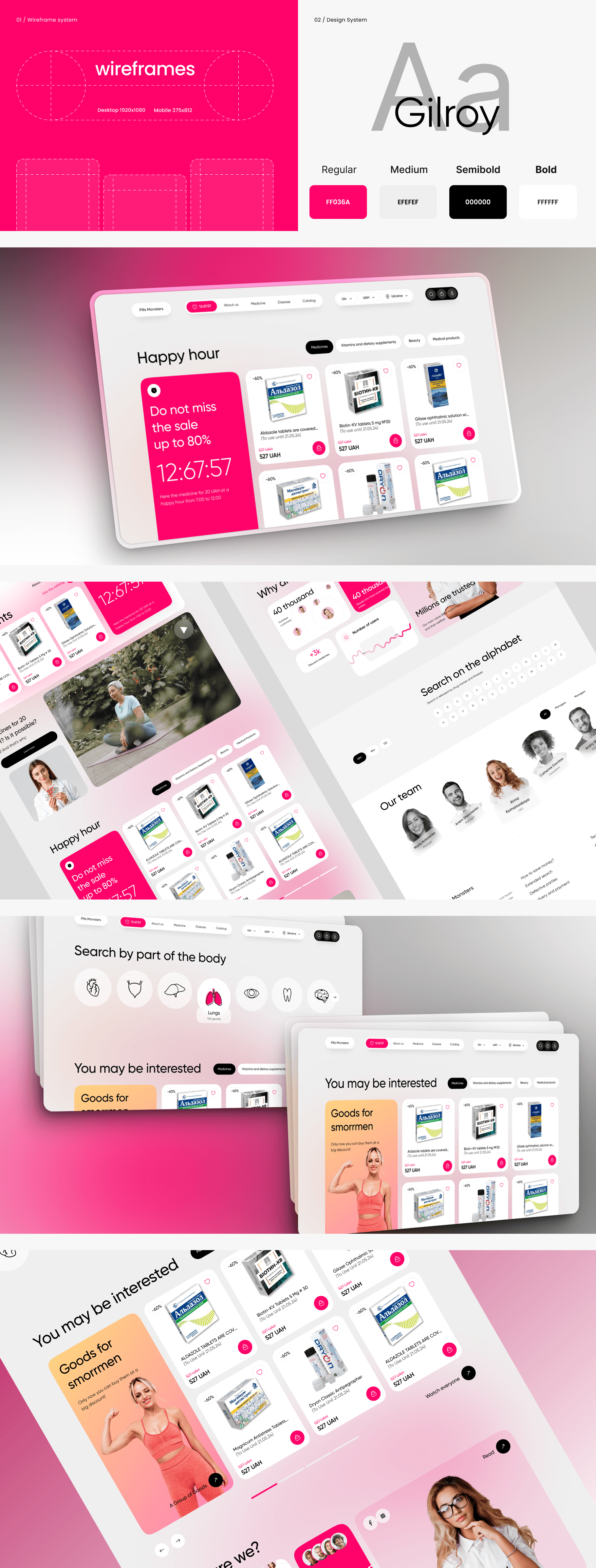 Website for E-commerce | HealthCare