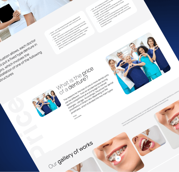 Website for HealthCare | Portfolio MalevichStudio