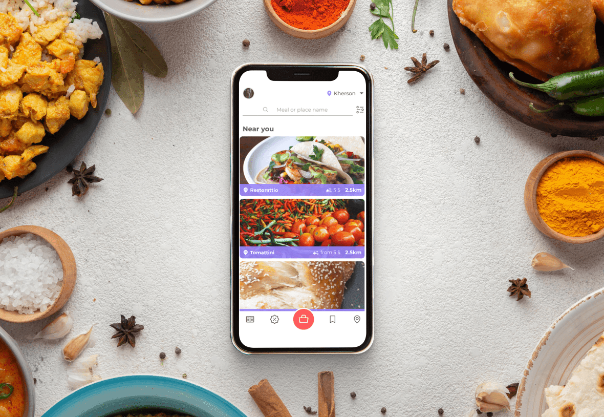 FoodApp Mobile applications for fast-order food 