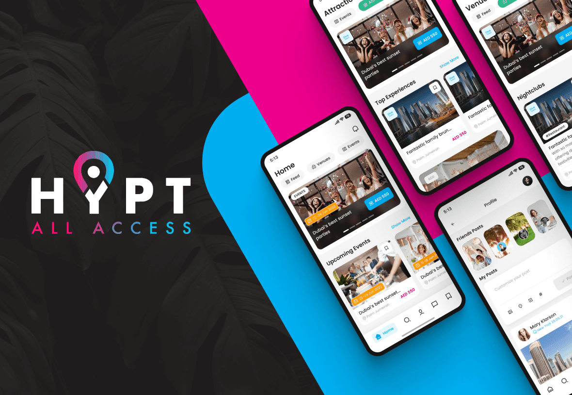 Hypt - platform about entertainment and nightlife in Dubai 