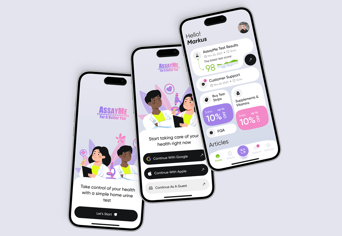 Mobile Assistant for Healthcare | Malevich Studio Potrfolio Mobile Assistant for Healthcare | Malevich Studio Potrfolio