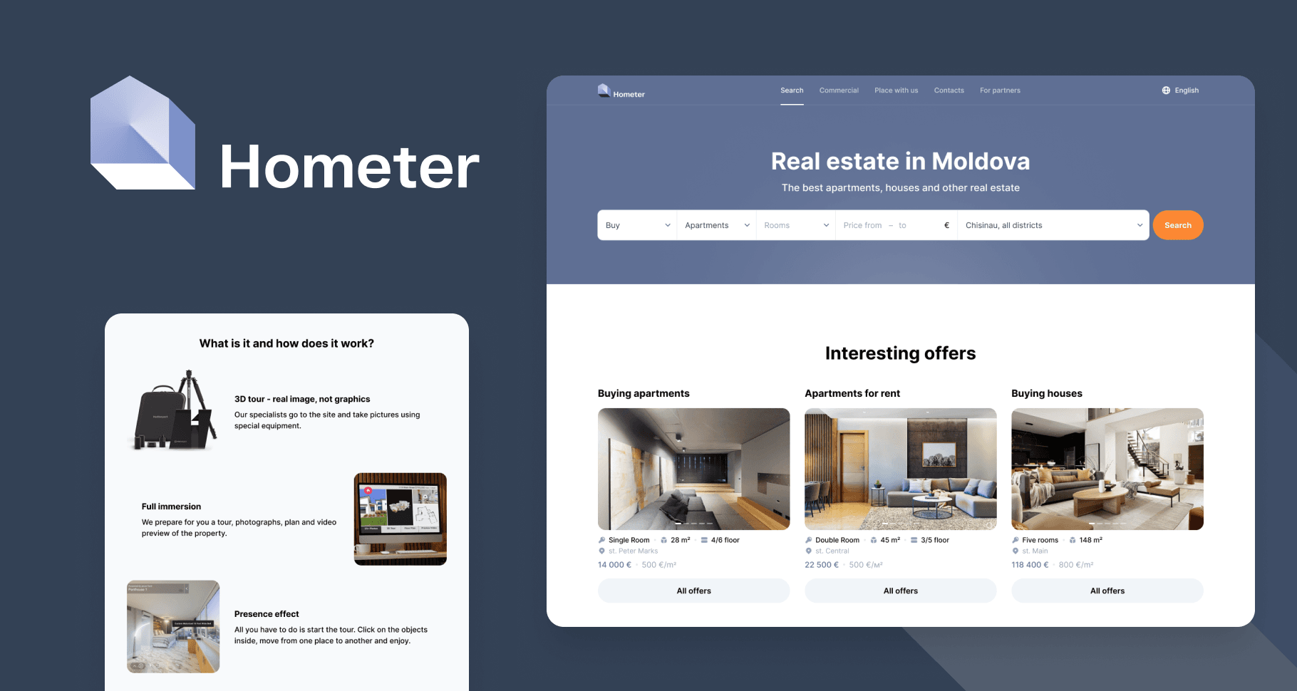 Website for Real Estate | Malevich Portfolio