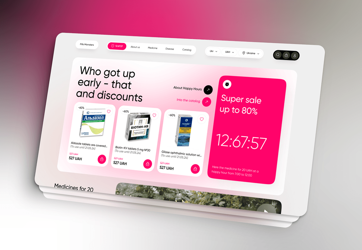 Website for E-commerce