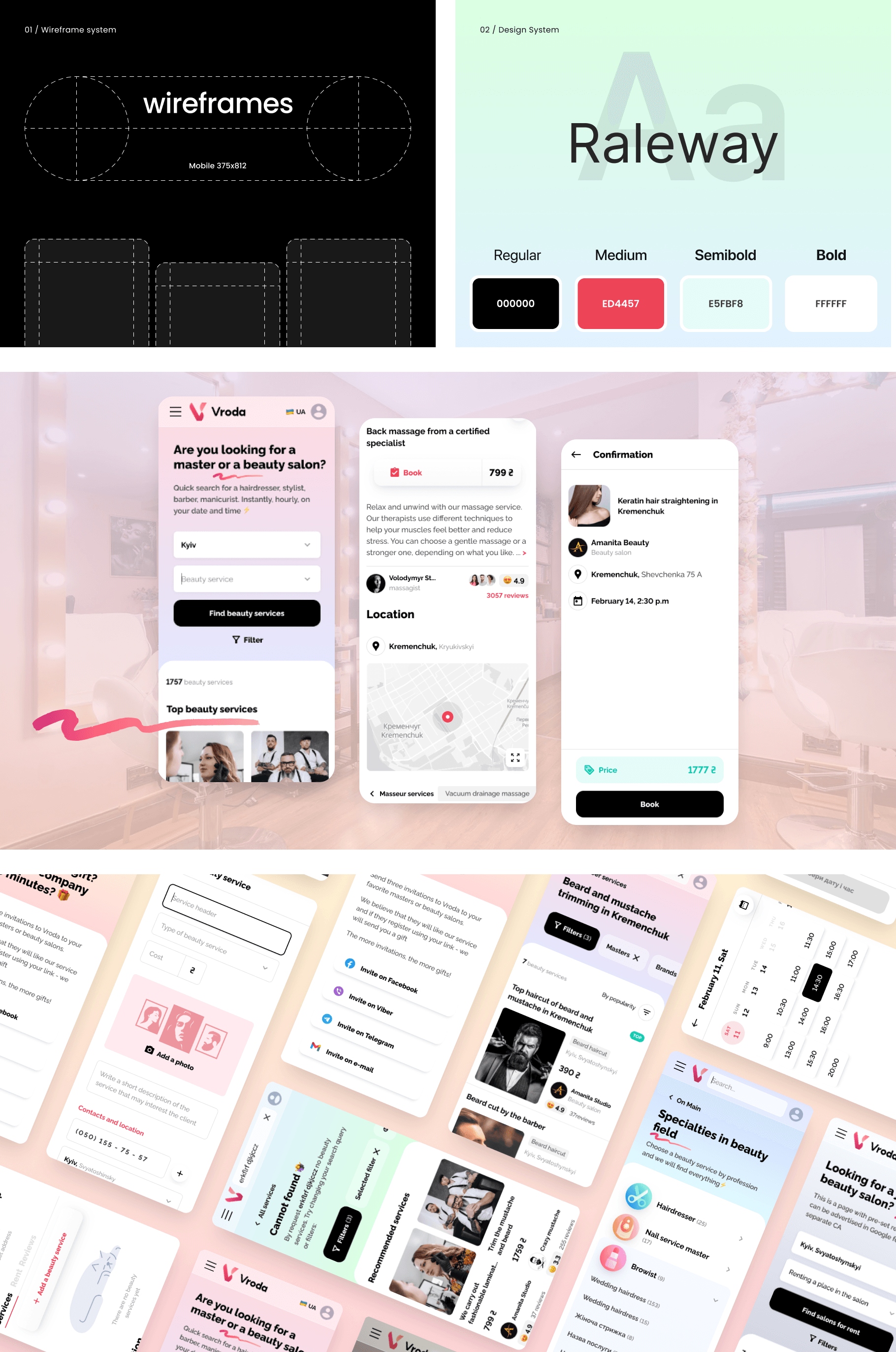 Vroda Mobile App for Beauty Services Vroda Mobile App for Beauty Services