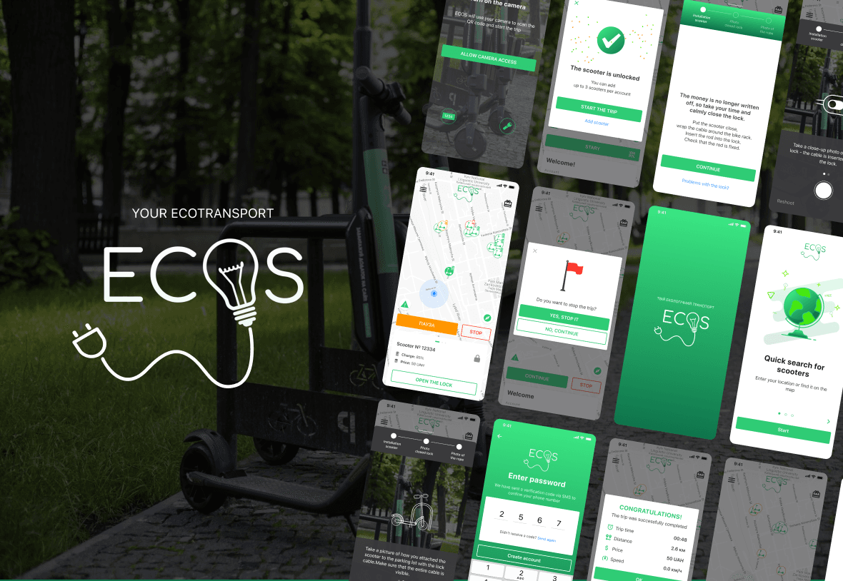 Mobile App for Rental scooters