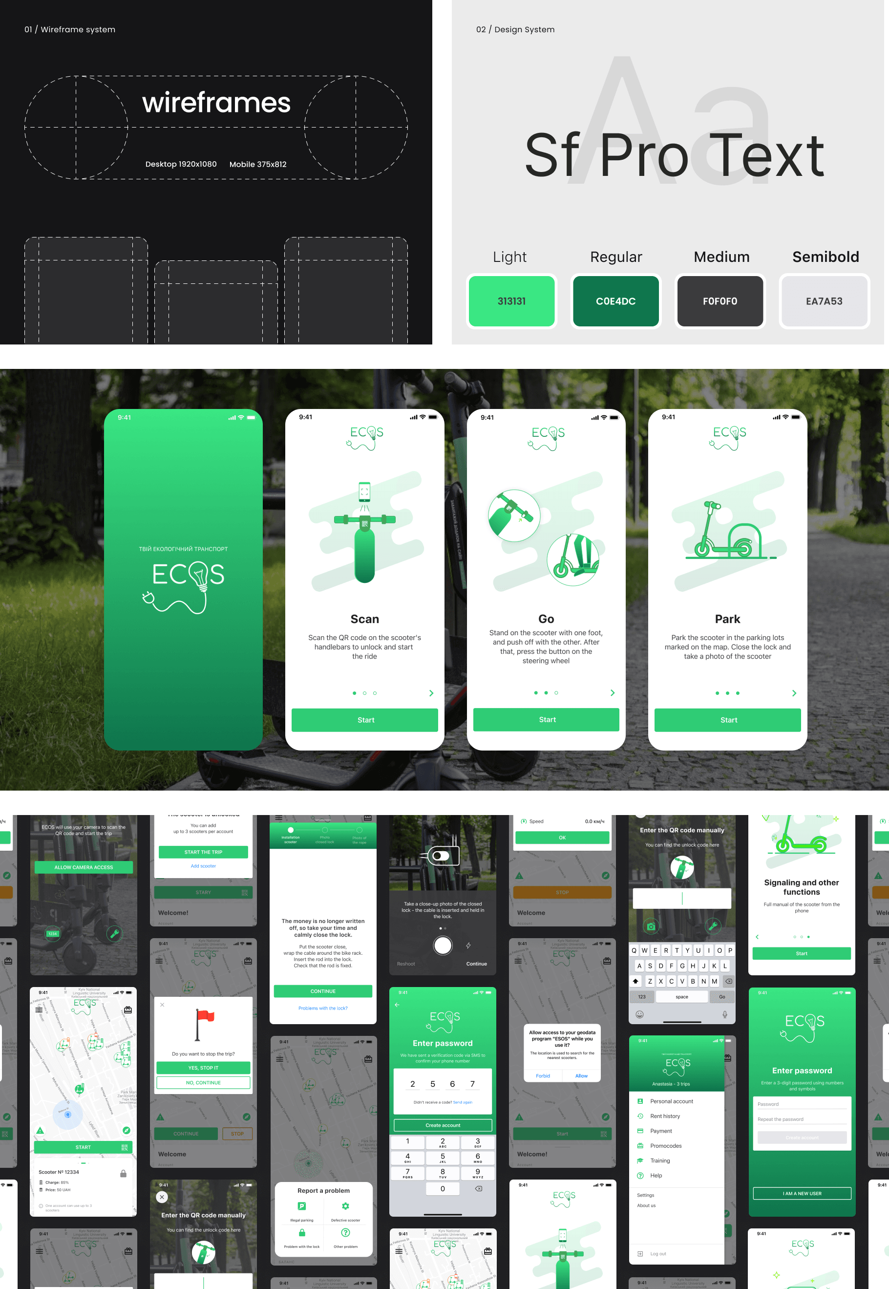 Mobile App for Rental scooters Mobile App for Rental scooters